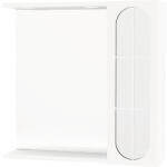 Savini Dulap baie cu oglindă Savini Due Crea 58x57 cm PAL alb 1 uşă iluminare LED (938D/LED)