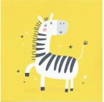 SoleVito Covor copii Nela Zebră galben 100x100 cm (K15A ZEBRA 100X100CM) Covor