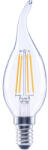 Flair Bec LED variabil Flair E14 4W 470 lumeni, glob clar lumânare decorativă, lumină caldă (CL35 CLEAR_E14_4W_470LM_DIM_2700K_C)