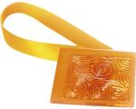 Mendola Magnet decorativ Mendola Square pentru perdea - cu panglică de fixare, orange (246-SQUARE-04)