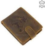  Férfi pénztárca lófej mintával