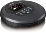 Lenco CD player portabil, Lenco CD-500BK, Bluetooth, DAB+/FM radio, negru, 4 ore redare MP3/CD, 8 ore radio (CD-500BK)