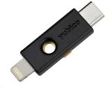 Yubico YubiKey 5Ci - USB-C + Lightning, cheie/token cu autentificare multifactor, OpenPGP și suport pentru Smart Card (2FA) (YubiKey 5Ci) Securitate laptop