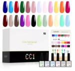 CANNI HEMA FREE UV/LED gél lakk szett (24db-os)No. CC1