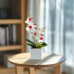  Műnövény dekoráció - orchidea - 3 féle - 37 cm (11902)