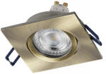 OSRAM LED Spot Set Recess GU10 Adjustable Square süllyesztett spot lámpa, GU10 foglalattal, sárgaréz (4058075853638)