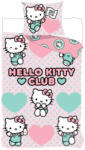 Brandmac Hello Kitty Club Gyerek, Ovis Ágyneműhuzat 100×135 cm, 40×60 cm
