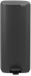 Brabantia Coș cu pedală BO 30 l, minerál gri, oțel, Brabantia (BRAB238185) Cos de gunoi