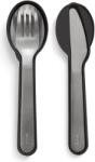 Lékué Set de tacâmuri de călătorie, set de 3 buc, negru, oțel inoxidabil, Lékué (LKE889608) Tacam