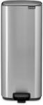 Brabantia Coș cu pedală BO 30 l, mat oțel, oțel, Brabantia (BRAB238147) Cos de gunoi