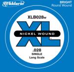 D'Addario XLB028W Coardă individuală pentru bas (XLB028W)