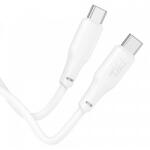 hoco. USB-C - USB-C kábel Hoco X93, 100W, 5A, 2m, fehér
