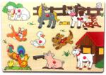 Woodyland Fa Farm állatos formapuzzle (91905) - innotechshop