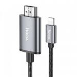 hoco. Lightning - HDMI videokábel Hoco UA27, 2m, szürke