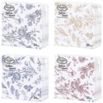 Piszke Szalvéta PISZKE Szilvia Classic 2 rétegű 33x33 cm 1/4 hajtogatott 35 lapos vegyes mintás (1SZ2-035-BF101) - vectraline