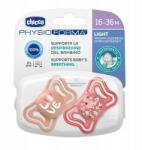 Chicco Physio Forma Light Szilikon Cumi 2 db, 16-36 Hó - Rózsaszín (CHI000482) (CHI000482)