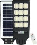 Rixme Lampa solara stradala LED 800W Rixme, 12 zone, senzor miscare, telecomanda, IP67, Lampa solara exterior, Negru (23242-16)