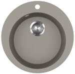 Evido 442067 - EVIDO Tondo kerek gránit mosogató, 505 mm, platina (442067)