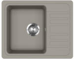 Evido 442066 - EVIDO Home 45S compact gránit mosogató 575x460 mm platina (442066)