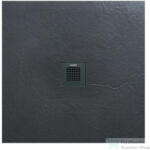 AREZZO design BEMUTATÓTERMI AREZZO design SOLIDSoft zuhanytálca 90x90 cm, ANTRACIT színazonos lefolyóval AR-9090A (AR-9090A_BEMUTATO)