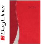 Dayliner Határidõnapló Dubai A5 napi, fehér lapokkal piros-piros Dayliner 2026 (DL6AG-DUFA5NA-PP) - tonerpiac