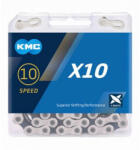 KMC Lánc KMC X10 1/2x1/128 114L ezüst/fekete