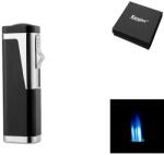 Eurojet Rio fekete színű 3x jet szivaröngyújtó kihajtható szivarfúróval (A-256000)