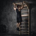 Juskys Bordásfal vízszintes húzódzkó rúddal 220 cm 170 kg (301091)