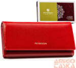 Peterson Női Bőr Pénztárca Ptn 72037-Sgn-8454 Red (PTN 72037-SGN-8454)