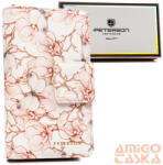 Peterson Női Pénztárca Ptn 76116-F8-7920 Beige Flower 03 (PTN 32702-6601 D GR)