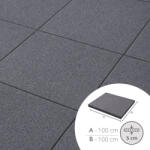  ReFlex Playzone50 esésvédő gumilap - 5x100x100 cm szürke