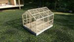 Gardj CASA - Wooden Polycarbonate Greenhouse 2.6 m Wide - 3 m