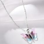 HARAHU Pillangó Nyaklánc ES - Ezüst / Typ6 KP39516