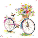  Ti-Flair Szalvéta 33x33 cm 3 Rétegű 20 Lap/Csomag Viaggio Di Primavera (AAE546)