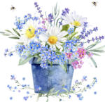  Ti-Flair Szalvéta 33x33 cm 3 Rétegű 20 Lap/Csomag Fleurs Des Champs (AAC703)