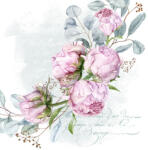  Ti-Flair Szalvéta 33x33 cm 3 Rétegű 20 Lap/Csomag Emilia (AAC663)