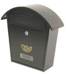 BW Postaláda Salamon Fekete Kerek Tetejű 38*13, 5*36 Cm (z-2050931-v)