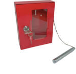 BW Tűzkulcsszekrény+kalapács /vész/ 15*12*4cm (z-2300409-v)