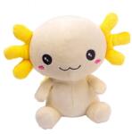 Bumi Plüss axolotl figura - 18 cm - krém/sárga (Q853014SARGA)