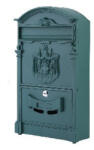 BW Postaláda öntött Zöld Címeres Arthur 26*8*40 Cm (z-2050904-v)