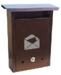 BW Postaláda Antik Bronz Zárh. 21*31*7cm Klasszik (z-1240091-v)