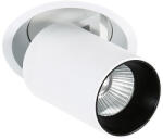 Italux modern LED süllyesztett mennyezeti lámpa merge fehér fekete itxsl74058/12w 4000k (SL74058/12W 4000K WH+BL)