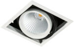Italux modern LED süllyesztett mennyezeti lámpa vertico fehér fekete itxgl7108-1 4000k (GL7108-1/18W 4000K WH+BL)