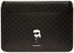 KARL LAGERFELD tok KLCS16SAKHPKK 16" fekete Saffiano Monogram Ikonik (KLCS16SAKHPKK)