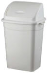 PLANET Szemetes kuka billenő fedéllel műanyag 4 literes fehér UP114