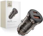 Tech-Protect CC01 2-portos autós töltő PD30W/QC3.0 fekete (5906302361311)