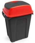 Uctem plas Szemetes kuka billenő fedéllel műanyag 70 literes HIPPO antracit/piros - suplix