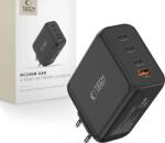 Tech-Protect NC200W-GAN 4-portos hálózati töltő PD 200W / QC3.0 fekete (5906302352340)