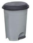 PLANET Szemetes kuka pedálos műanyag 12 literes szürke UP126 - suplix