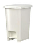 PLANET Szemetes kuka pedálos műanyag 40 literes fehér UP402-001 - suplix
